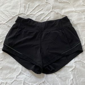 Lululemon athletica Low Rise Black Shorts Size 4